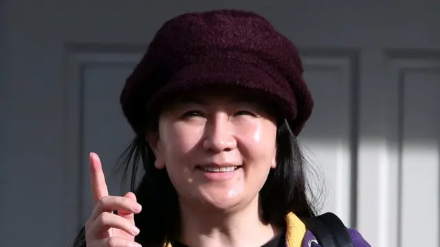 Meng Wanzhou, diretora financeira da Huawei