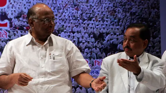 नारायण राणे, शरद पवार