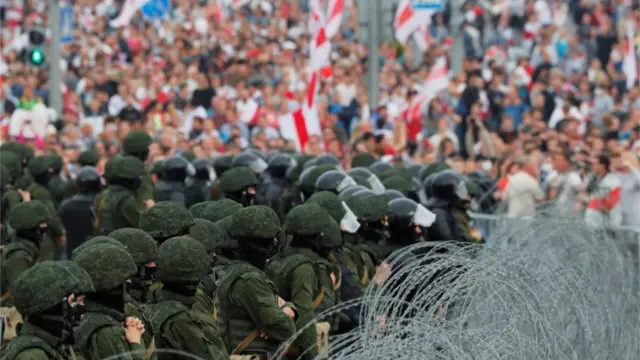 Минск протесты