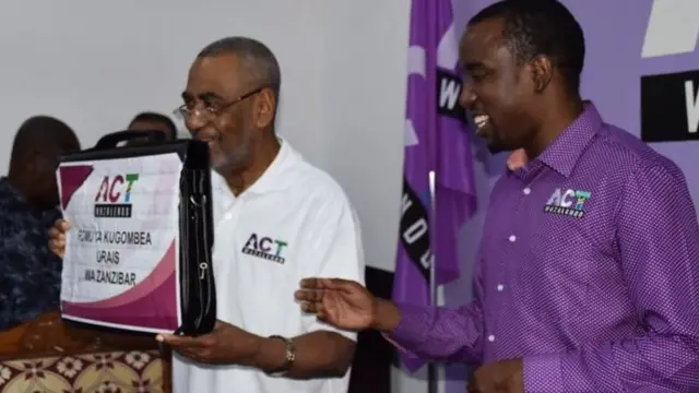 Maalim Seif alipojiunga nna chama cha ACT Wazalendo
