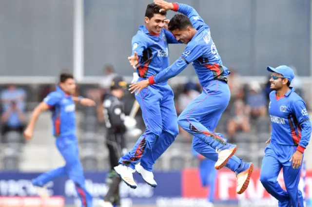 ICC U19 कपमध्येही अफगाणिस्तानची टीम चांगल प्रदर्शन करत असल्याचं दिसतं.