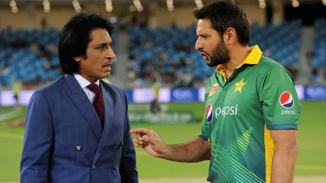 रमीज़ राजा और शाहिद अफ़रीदी