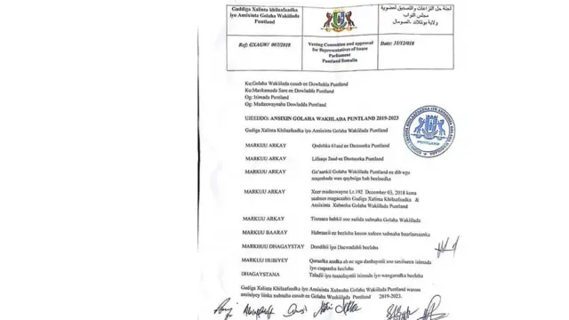 Soo xulista xildhibaannada ayaa laga dhowrayay guddiga xallinta khilaafaadka Puntland