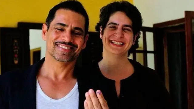 रॉबर्ट वाड्रा, प्रियंका गांधी