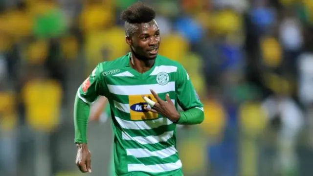 L'attaquant burundais Fiston Abdul Razak.