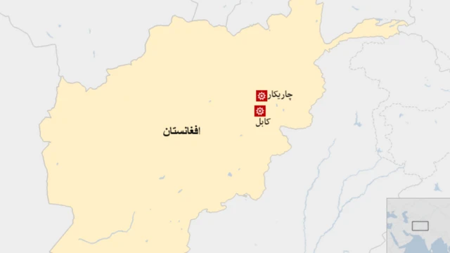 نقشه کابل و پروان