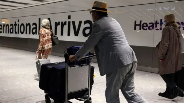 UK arrivals Heathrow