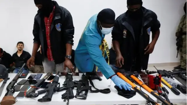 Armamento de los detenidos