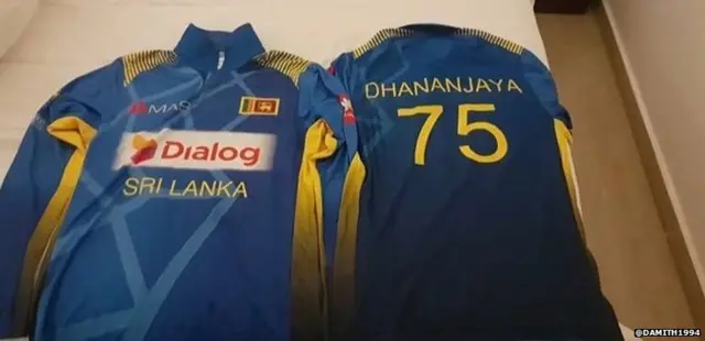 ශ්රී ලංකා කණ්ඩායමේ නව ඇඳුම