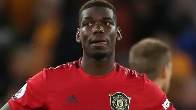 Manchester United midfielder Paul Pogba