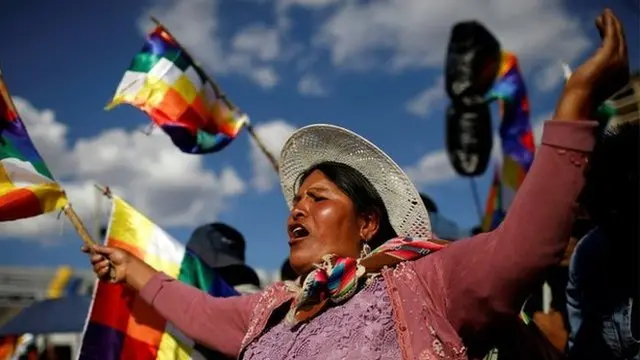 Mulher bolivianagalera bet 777protestogalera bet 777apoio a Evo Morales