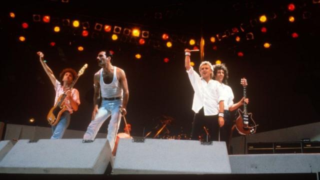 Queen em Wembley, em 1985