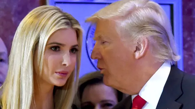 Ivanka aparece como una de las personas más cercanas a su padre.