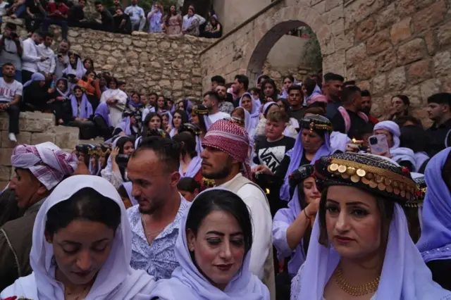 الإيزيديون يحتفلون برأس السنة في معبد لالش - أبريل 2022