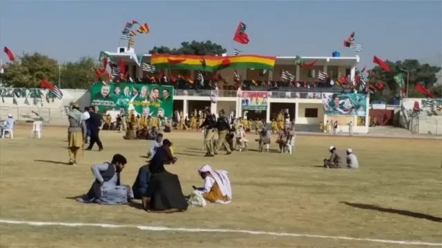 क्वेटा में रैली की तैयारियां