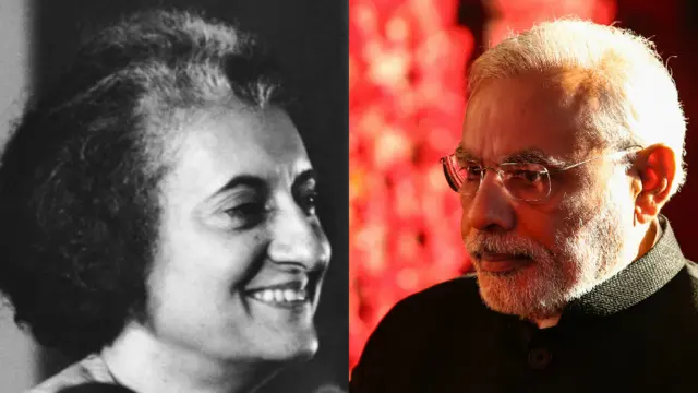 इंदिरा और मोदी