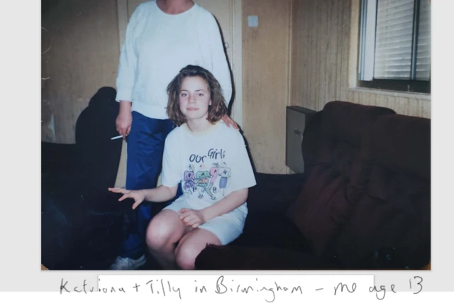 Katriona O'Sullivan cuando tenía 13 años.