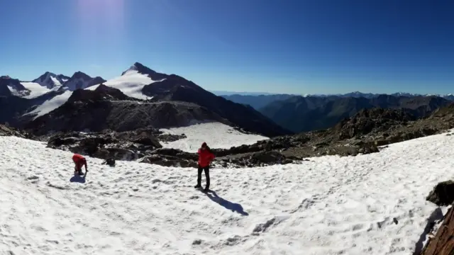 El lugar en el que fue encontrado Oetzi