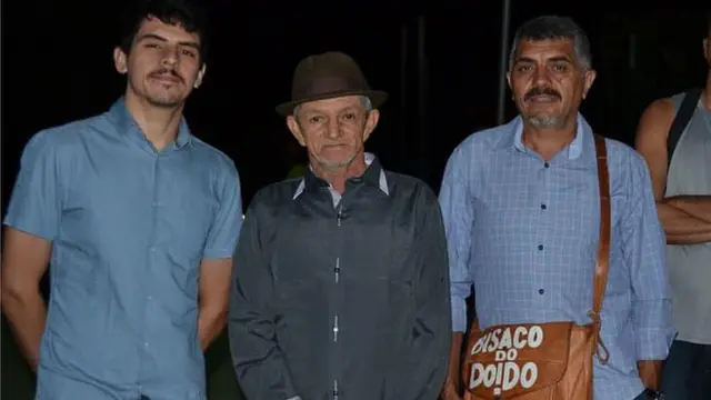 Jefferson Sousa, Leonardo Bastião e Bernardo Ferreira posam pra foto