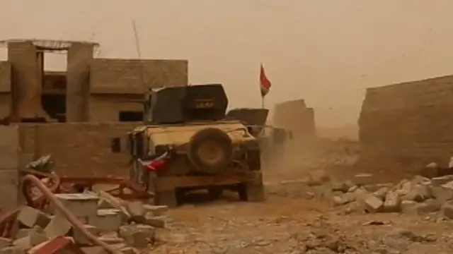 Avanço das tropas iraquianas