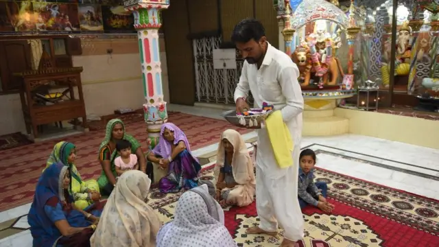 পাকিস্তানের করাচিতে একটি হিন্দু মন্দির