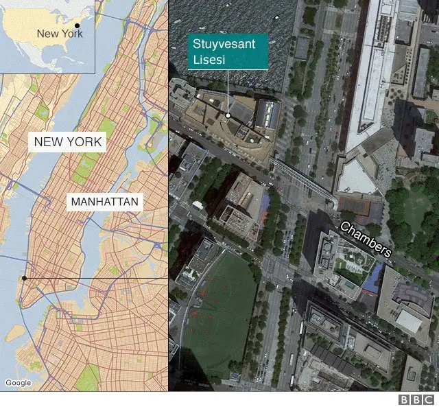 manhattan saldırı haritası