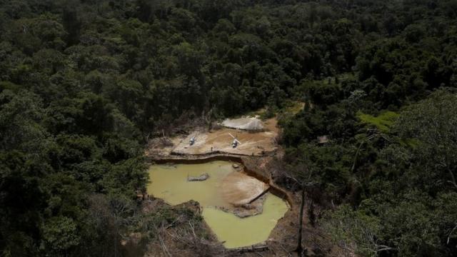 Garimpo ilegal na Amazônia