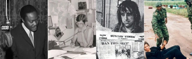 De gauche à droite : Israel Wamala, Elizabeth Blunt, Robin White et Anna Borzello