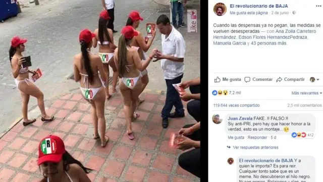 Captura de pantalla del fotomontaje