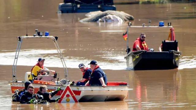 बाढ़ से तबाह यूरोप