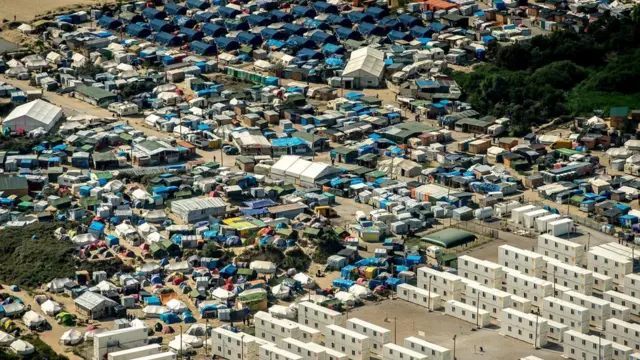 Aerial view of the Jungle - 16 August