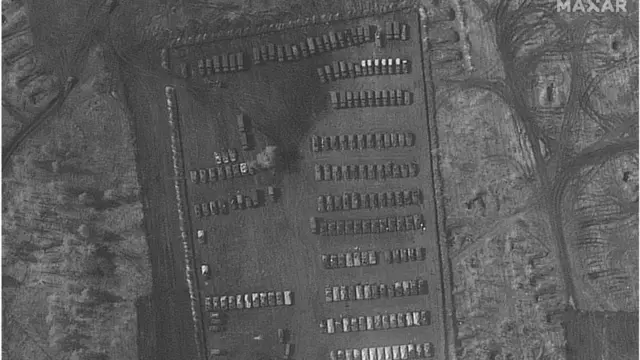 Російський військовий табір "Погоново" біля Воронежа. Фото весни 2021 року