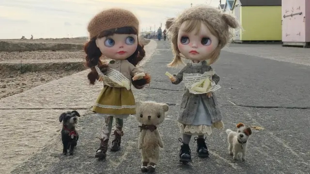 Muñecas en Felixstowe