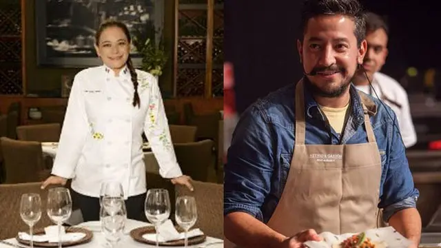 Yerika Muñoz (Foto cortesía Astrid & Gastón) y Emilio Macías (foto cortesía Emilio Macías).