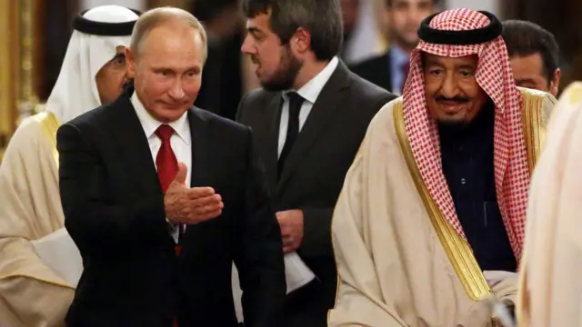 ملک سلمان و پوتین