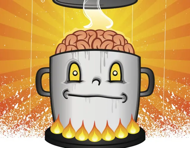 Cerebro cocinandose