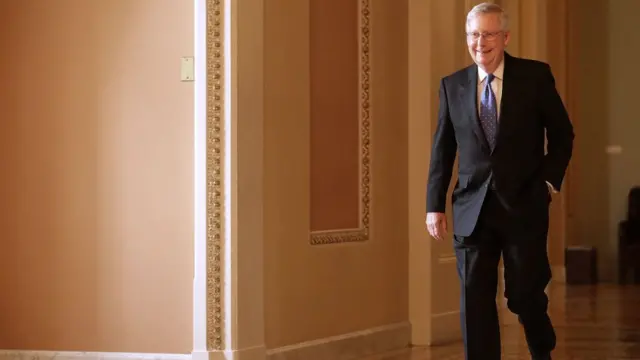 Líder da maioria no senado, Mitch McConnell