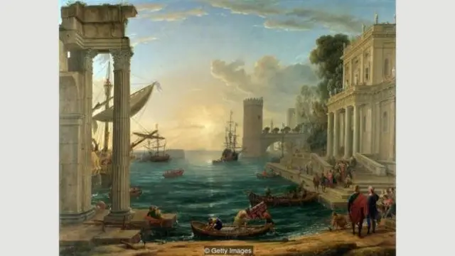 Pada lukisan 1648, Seaport with the Embarkation of the Queen of Sheba karya Claude Lorrain, sosok ratu Ethiopia itu digambarkan berkulit putih.