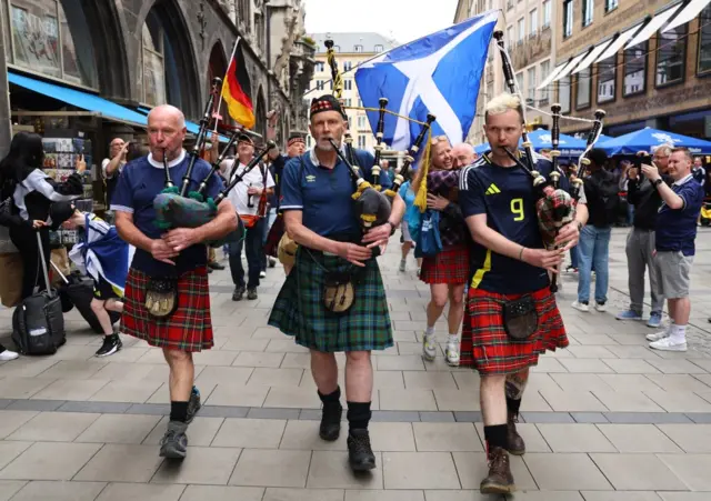 škoti, gajde, euro 2024, evropsko prvenstvo u fudbalu