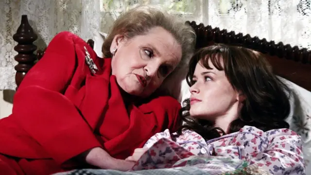 أولبرايت ظهرت في إحدى حلقات مسلسل فتيات غليمور عام 2005