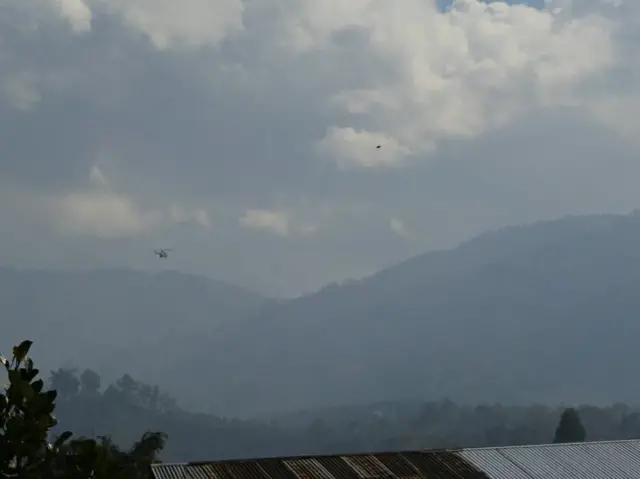 တပ်မတော်က လေကြောင်းတိုက်ခိုက်မှု ပြုလုပ်