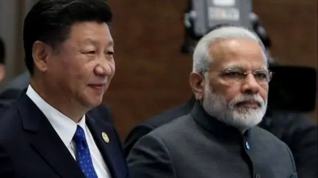 જિનપિંગ અને મોદી