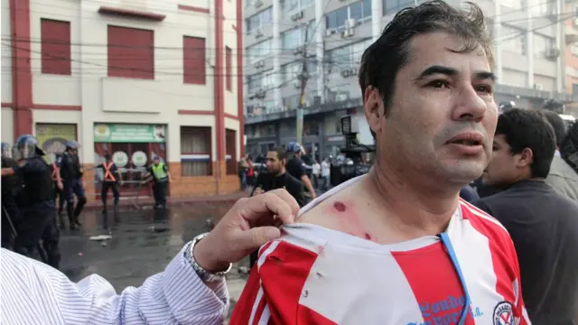 บาดแผลของผู้ถูกยิงด้วยกระสุนยาง