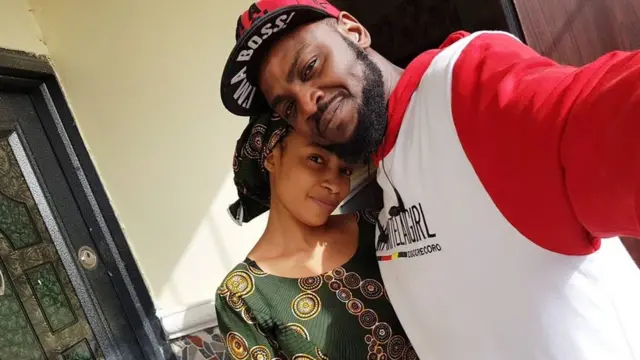 ...washegari Adam Zango ya wallafa hotonsa da matarsa, Safiya, yana mai cewa "Daga ke sai..."