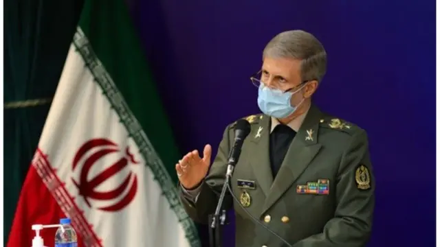 سرتیپ حاتمی جمهوری اسلامی ایران را "قربانی تروریسم" خوانده و گفته است در ارتباط با ترور آقای فخری زاده "حق خود را برای پاسخگویی به آن محفوظ می دانیم".