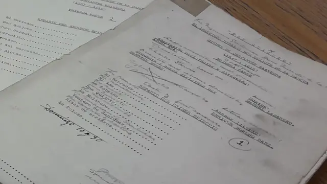 Libretos de la versión radiofónica de Don Quijote por el Servicio Latinoamericano de la BBC, 1947