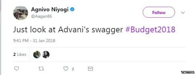 बजट, अरुण जेटली, सोशल मीडिया