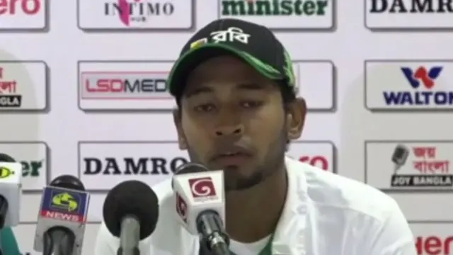 সংবাদ সম্মেলনে মুশফিকুর রহিম