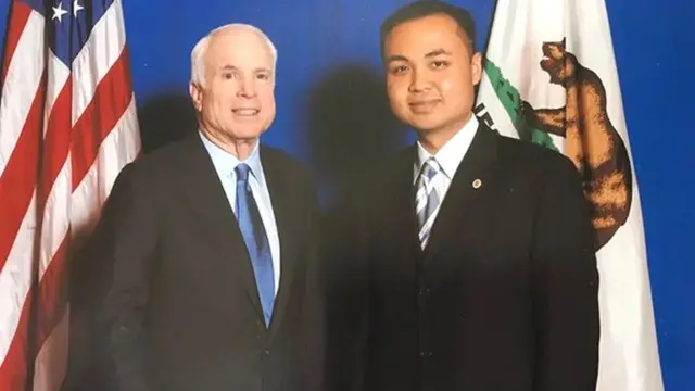 Tyler Diep and John McCain