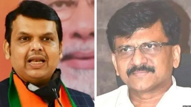 देवेंद्र फडणवीस आणि संजय राऊत